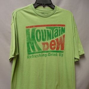 Savvy Mens Mountain Dew T Shirt XL